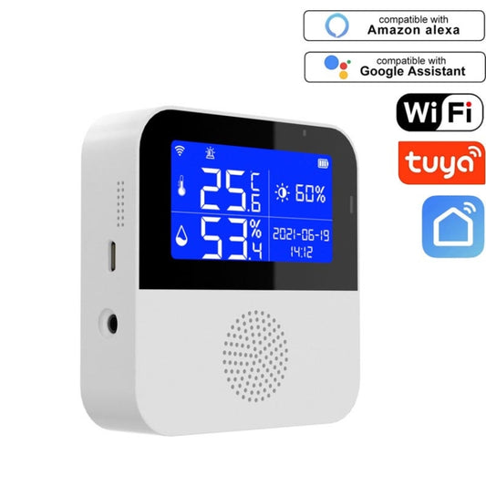 Tuya WIFI Temperature And Humidity Sensor With 2.9inch LCD Display,Spec: