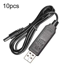 10pcs 3.7V IC Circuit Protection Lithium Battery USB Straight Head Charging Cable
