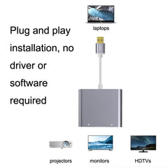 USB 3.0 To Dual HDMI High Definition Converter 4K USB Same Screen Extender
