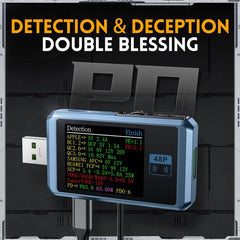 FNIRSI FNB48P USB Mobile Phone DC Power Charger Detector, Color:, Bluetooth Blue, Without Bluetooth Black