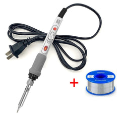 100W 220V High-power Electric Soldering Iron Adjustable Temperature Soldering Tool US Plug, 1pc, 2pcs Set 1, 2pcs Set 2, 4pcs Set
