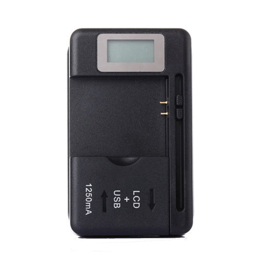 SS-5 Universal Cell Phone Battery Charger With USB Output & LCD Display, US Plug, 600A/1250mA