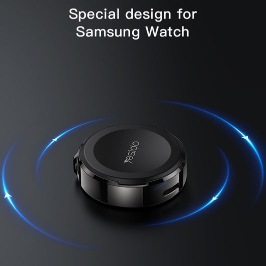 Yesido DS19 For Samsung Smart Watch Portable Charger Dual Input Port Magnetic Wireless Charger