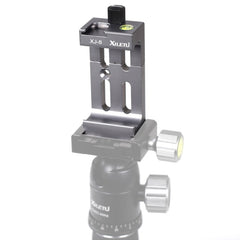 XILETU XJ-8 Aluminum Alloy Camera Head Tripod Mobile Phone Clip