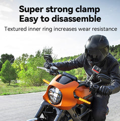 TELESIN  Aluminum Alloy Crab Claw Handlebar Tube Clamp For Sports Camera Mobile Phones, Aluminum Alloy