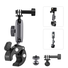 TELESIN  Aluminum Alloy Crab Claw Handlebar Tube Clamp For Sports Camera Mobile Phones, Aluminum Alloy