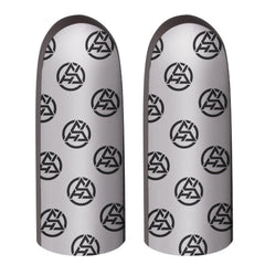 1pair Gaming Super Conductive Silver Cloth Chicken Game Finger Cover Touch Screen Anti-slip Sweatproof Hand Game Finger Gloves, Night Light, Sea Soul Beast, Silver