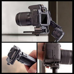 XILETU  PQ-38 Quick Release Plate Base Tripod Slider Mount Adapter, PQ-38 Quick Release Plate