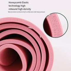 187 x 62.5 x 0.8cm NBR Yoga Mat Widened and Thickened Non-slip Dance Fitness Mat