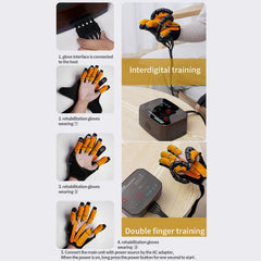 Intelligent Robotic Rehabilitation Glove Equipment, With US Plug Adapter
