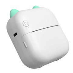 M5 Mini Cartoon Portable Bluetooth Printer Photo Thermal Printer, Blue, Pink