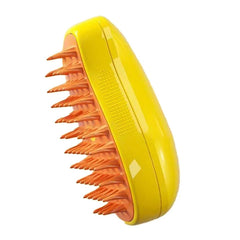 Mango Pet Electrical Spray Massage Comb Hair Removal Cleaning Grooming Brush For Cats And Dogs, Mango Yellow, Mango Green