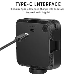 W64 64LEDs Video Conferencing Mobile Laptop Live Fill Light Photography Pocket Lamp, Clip Set, Clip+Tripod Set