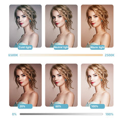 W64 64LEDs Video Conferencing Mobile Laptop Live Fill Light Photography Pocket Lamp, Clip Set, Clip+Tripod Set