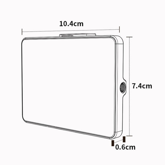 Rechargeable Pocket Light Mini Photography Light LED Outdoor Shooting Supplementary Light, Desiontal M15 3 Color Temperature, Desiontal M16 RGB