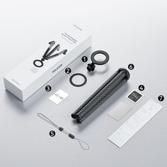 TELESIN P3-FM-02 Flexible Magnetic Suction Mobile Phone Tripod Magsafe Octopus Desktop Fixed Bracket