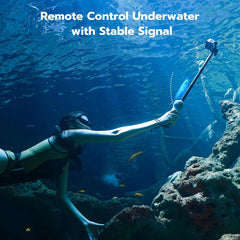 TELESIN 0.85m Underwater Selfie Stick Wireless Remote Control For GoPro HERO12 Black / HERO11 Black / HERO10 Black / HERO9 Black / HERO8 Black, Selfie Stick