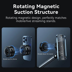 TELESIN Magnetic Phone Cooler Radiator For Live Streaming, With Wireless Charging, Without Wireless Charging