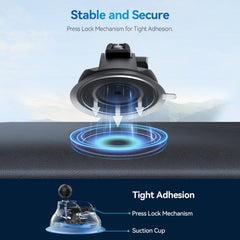 TELESIN Magnetic Suction Car Phone Mount 360 Degree Rotation Phone Holder, TELESIN Magnetic Holder