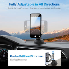 TELESIN Magnetic Suction Car Phone Mount 360 Degree Rotation Phone Holder, TELESIN Magnetic Holder
