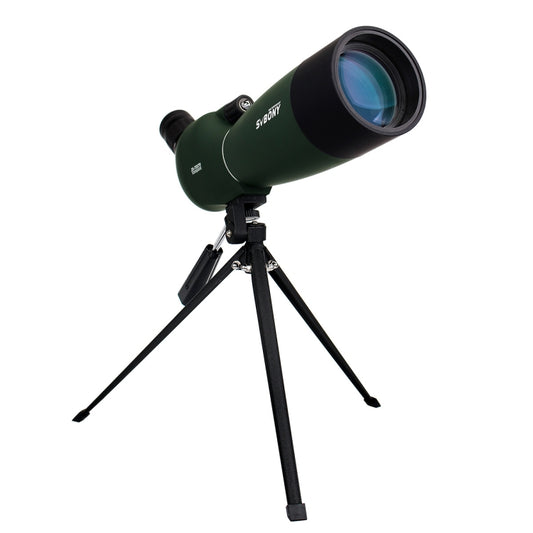 SVBONY SV28 25-75x70 HD Birding Scope With Tripod, 15mm Eyepiece, 19mm Eyepiece Red Film