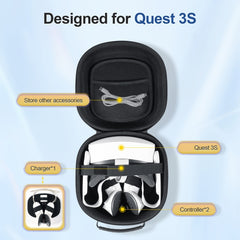 For Meta Quest 3S STARTRC GAMES Oxford Cloth Handheld Storage Bag