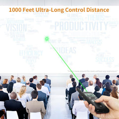 Doosl DSIT037 300m Long Distance Laser Remote Control Green Light Page Turner, DSIT037