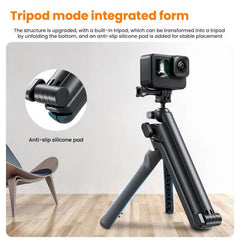 TELESIN Tri-folding Tripod For Sports Camera Mobile Phone Selfie Stand Desktop Fixed Bracket