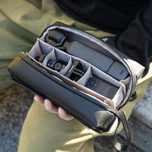 For DJI Osmo Pocket 3 Creator Combo TELESIN Universal Portable Storage Bag Carrying Case