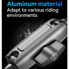 TELESIN Camera Double Clip Crab Clamp 360 Rotating Motorcycle Bicycle Handlebar Mount, Double Clip