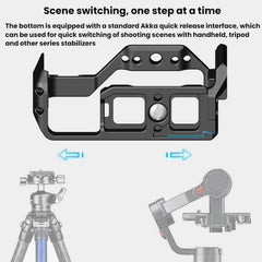 For Sony ZV-E10 II 2nd Generation Camera Cage DSLR Photography Live Streaming Protective Frame Stabilizer Kit