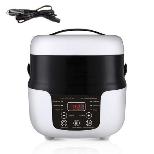 12V-24V 2L Car-Mounted Push-Button Rice Cooker
