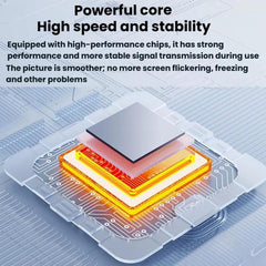 USB3.0+Type-C To Dual HDMI Extender 4K 60HZ Dual Screen Heterodyne HD Video Converter