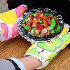 10 PCS Microwave Oven Anti-scald Gloves Household Oven Baking High Temperature Resistant Insulated Gloves, High Temperature Resistant Gloves