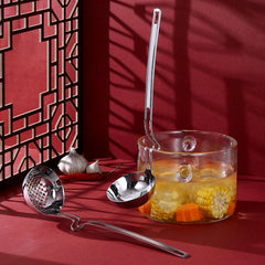 Stainless Steel Hot Pot Hanging Wall Spoon Creative Fishing Spoon Porridge Spoon, Soup Spoon, Colander