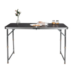 WOLTU Folding Camping Table Lightweight Foldable Garden Picnic Table Office Table for Balcony Market Kitchen Outdoor Barbecue