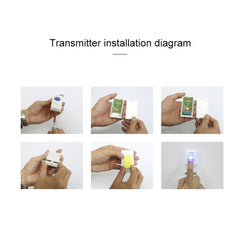 VOYE V025A Home Music Remote Control Wireless Doorbell with 38 Polyphony Sounds, US Plug, V025A