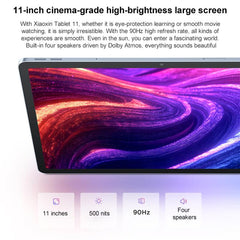 Lenovo Xiaoxin Pad 11 inch WiFi Tablet, 6GB+128GB, Android 15, MediaTek Dimensity 6300 Octa Core, 6GB+128GB WiFi, 6GB+128GB