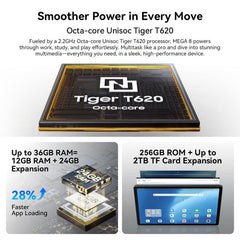 Blackview MEGA 8 Tablet PC, 12GB+256GB, 13 inch Android 15 Unisoc Tiger T620 Octa Core, Network: 4G, Global Version with Google Play
