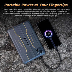 OUKITEL RT3 Pro 4G Network IP68/IP69K Rugged Tablet, 4GB+128GB, 8.0 inch Android 14 MediaTek G81 Octa-Core Support Dual SIM, EU Plug