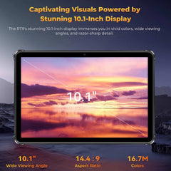 OUKITEL RT9 4G Network IP68/IP69K Rugged Tablet, 6GB+256GB, 11 inch Android 14 Unisoc T606 Octa-Core Support Dual SIM, EU Plug