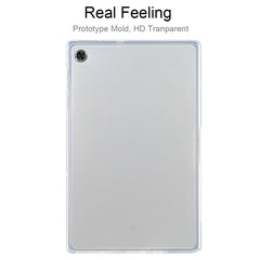 For Lenovo Tab M10 Plus 0.75mm Ultrathin Outside Glossy Inside Frosted TPU Soft Protective Case