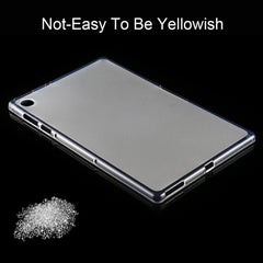 For Lenovo Tab M10 Plus 0.75mm Ultrathin Outside Glossy Inside Frosted TPU Soft Protective Case