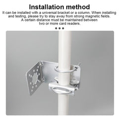 UHF RFID Long Range Integrated Reader with Built-in 9dBi Antenna, Style: Add WiFi Communication