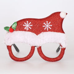 2025Golden Glasses Christmas Day Party Decoration