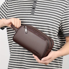 MENSON Black Clutch Bag for Men