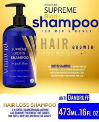 Ammuri Biotin Haircare Set ā Anti-Hair Loss Shampoo & Strengthening Hair Serum for Men & Women