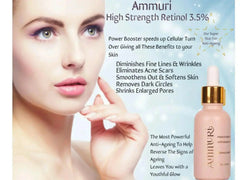 Ammuri Skincare Anti Aging Face Serum - High Volume Retinol 3.5%