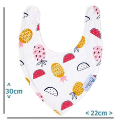 Baby Bandana Dribble Bibs Cotton Pack Of 8 - Girls