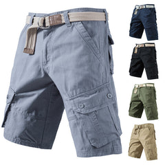 Summer Cargo Shorts With Pockets Fashion Solid Short Pants